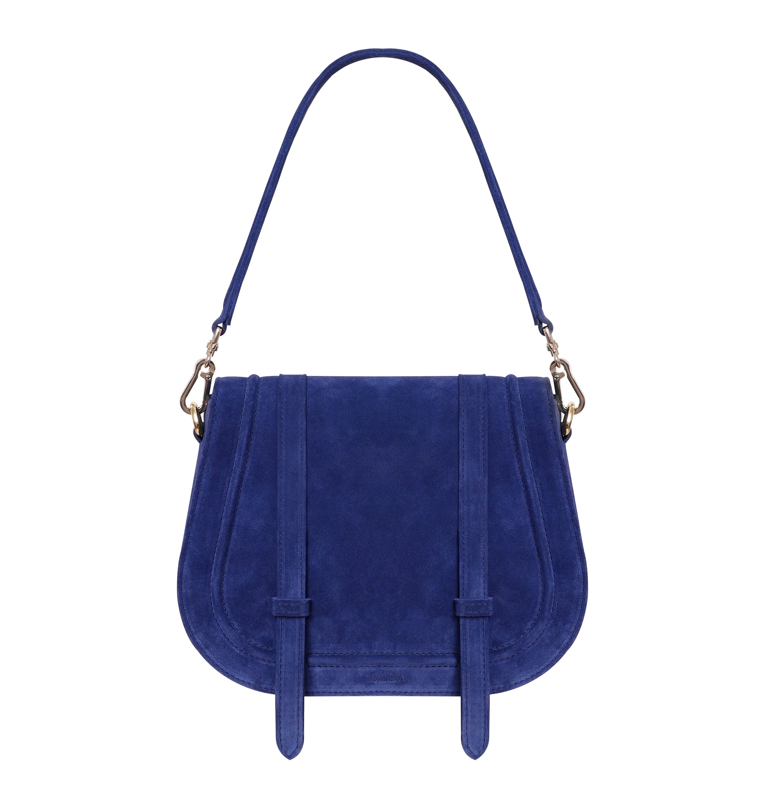 Maxi Saddle Bag Suede Royal Blue sold by Ivalo.com