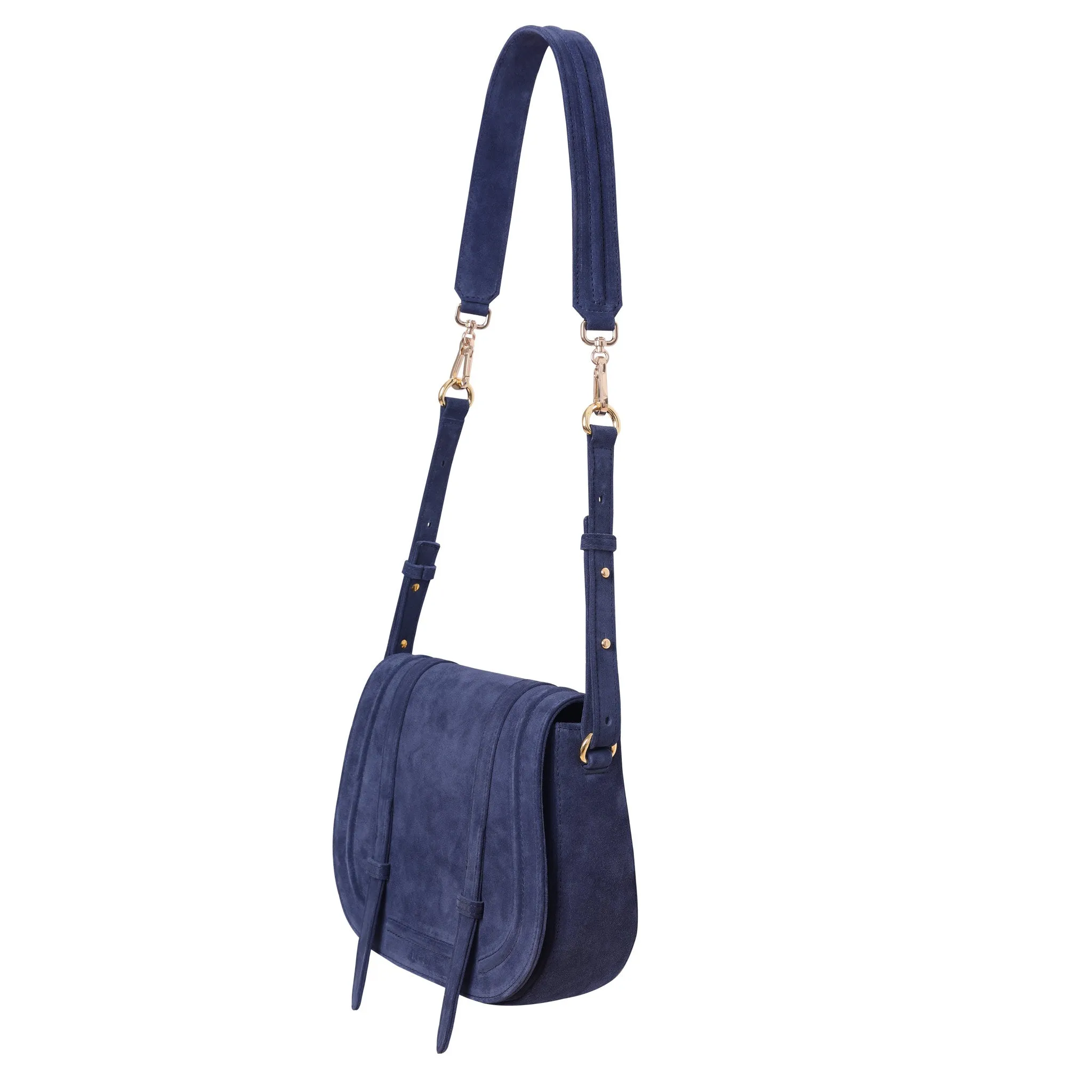 Maxi Saddle Bag Suede Royal Blue sold by Ivalo.com product image thumbnail 3