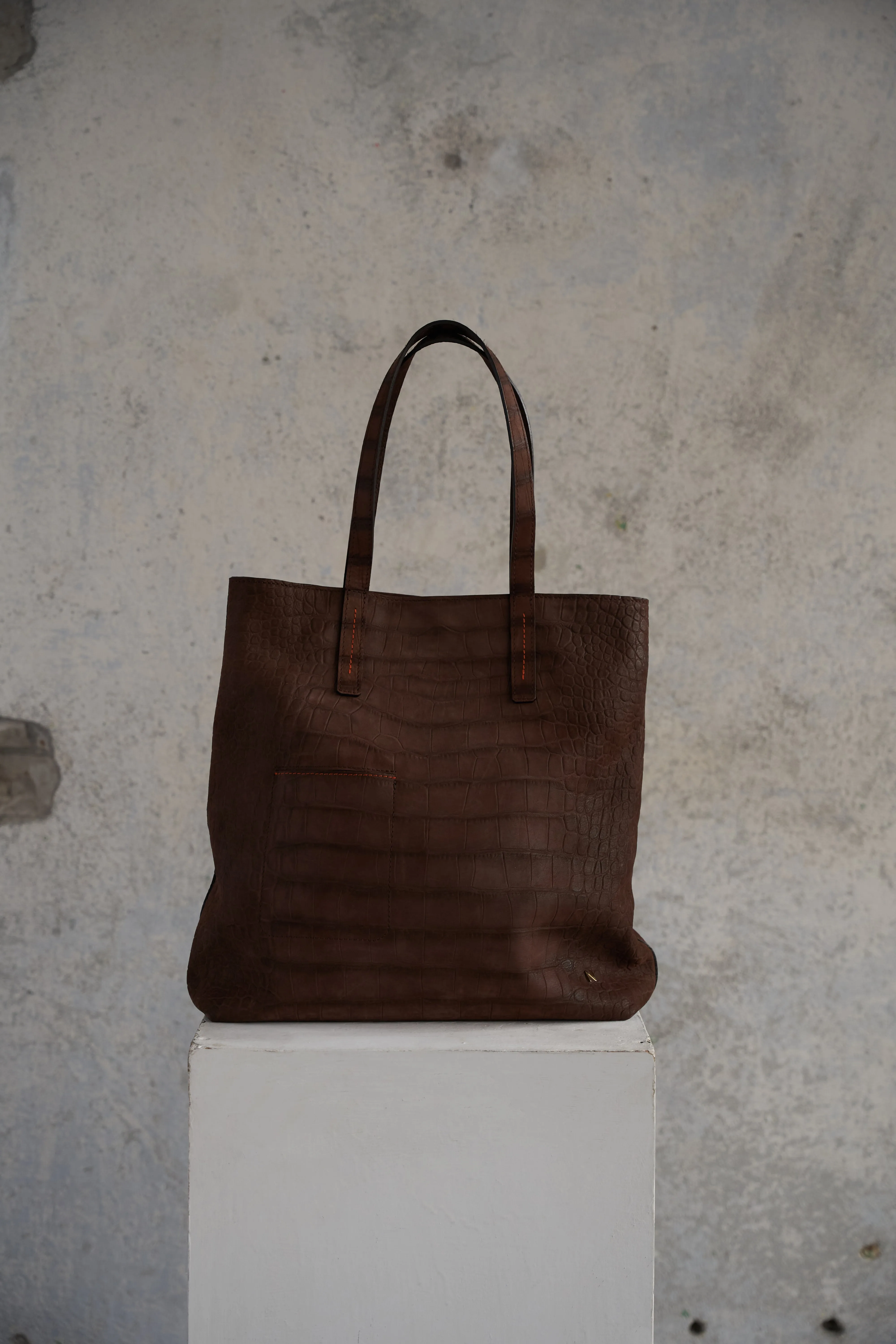 No. 266 Shopper Bag Croco Brown sold by Ivalo.com product image thumbnail 2