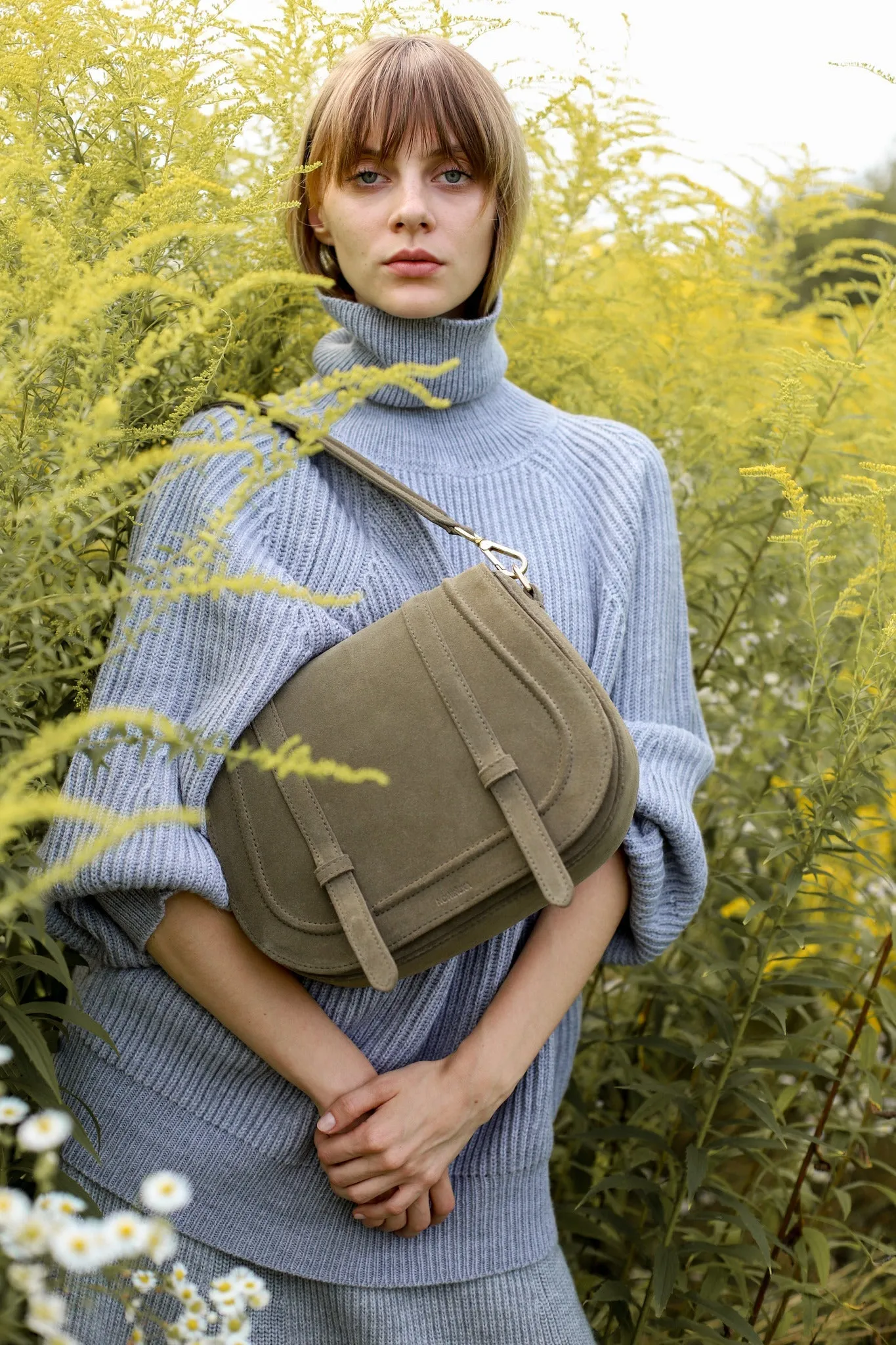 Maxi Saddle Bag No. 408 Suede Olive sold by Ivalo.com product image thumbnail 5