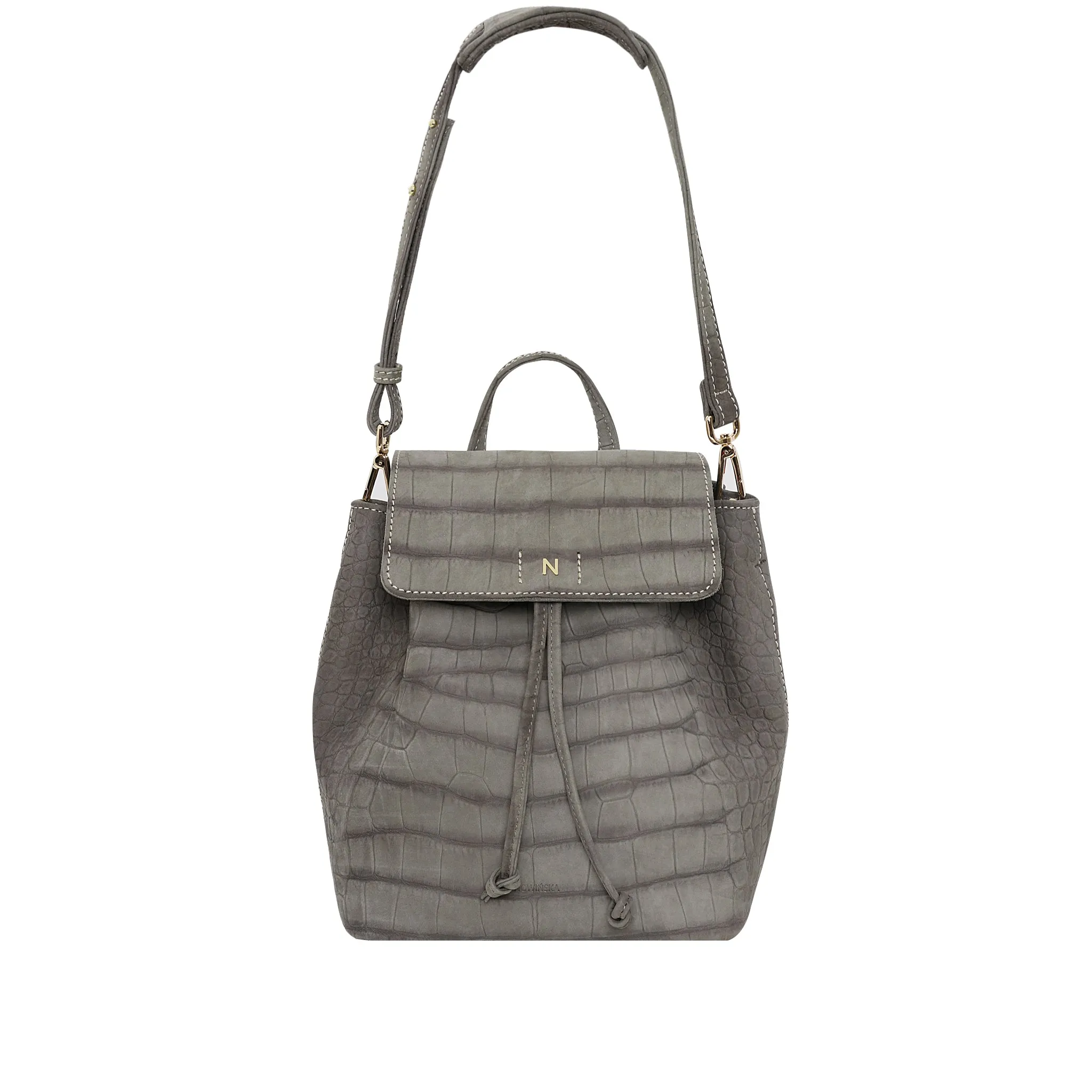 Backpack No. 222 Nubuck Grey sold by Ivalo.com