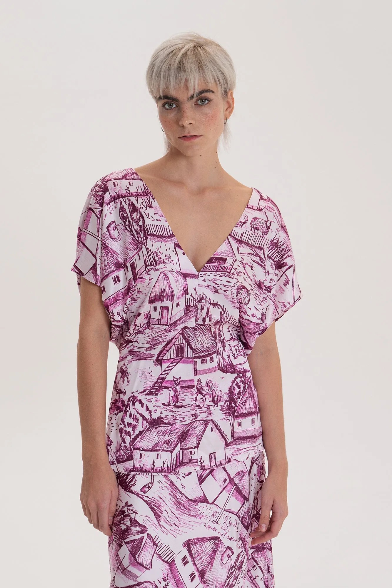 Karaj Drop Waist Top Farm Pink sold by Ivalo.com