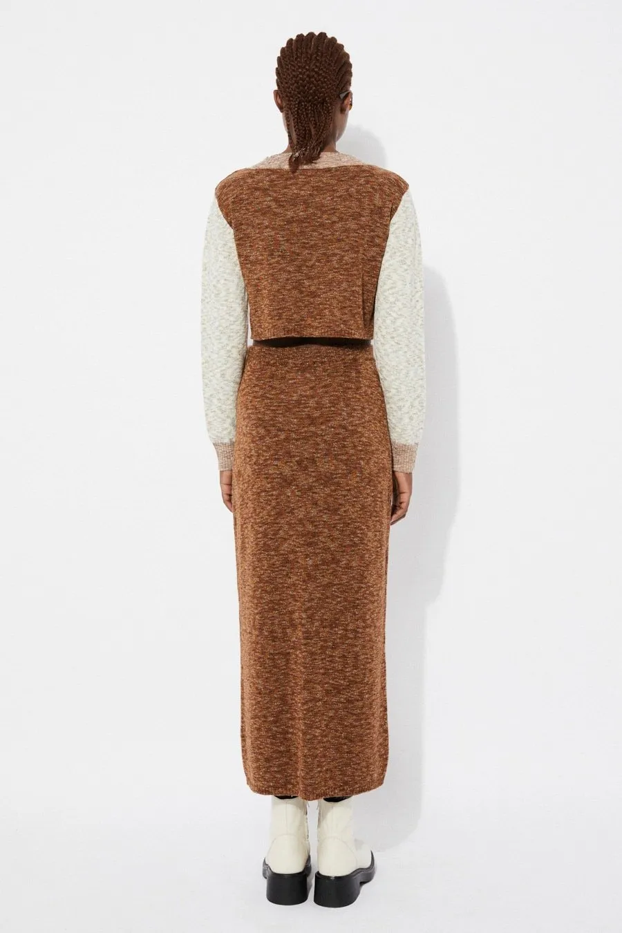 Moredo Knitted Skirt Brown sold by Ivalo.com product image thumbnail 4