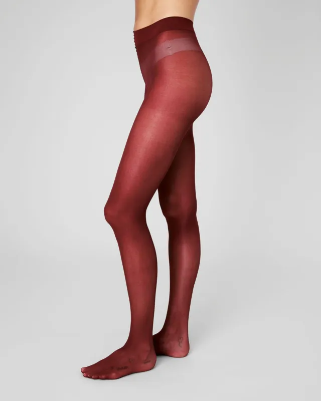 Nora Perfect Everyday Tights Red Wine sold by Ivalo.com