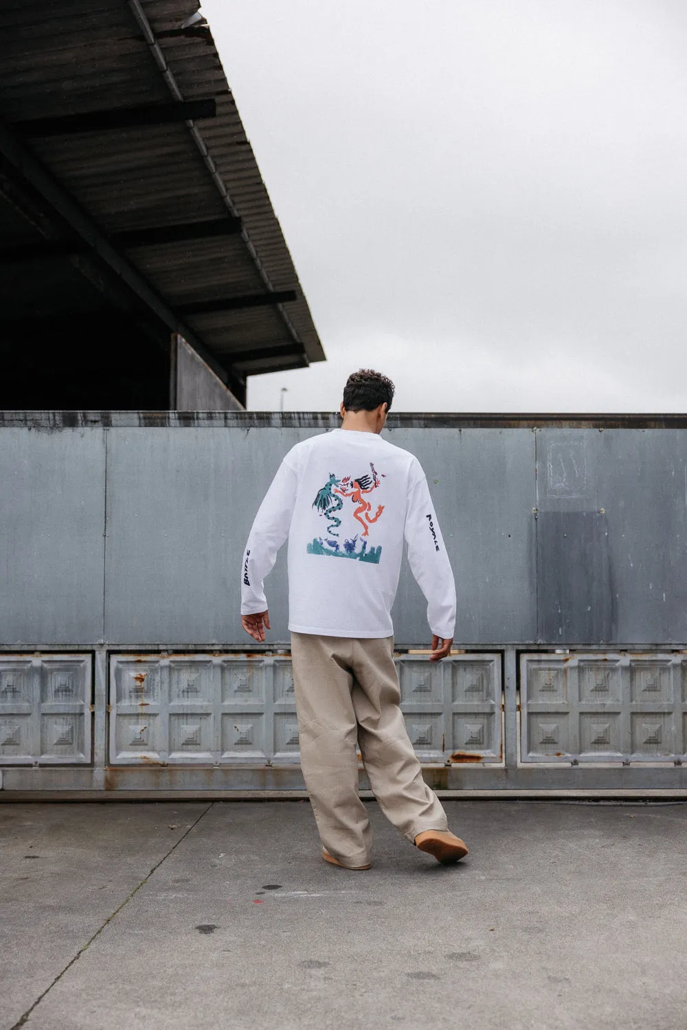 Battle Royale Long Sleeve T-Shirt White sold by Ivalo.com product image thumbnail 4