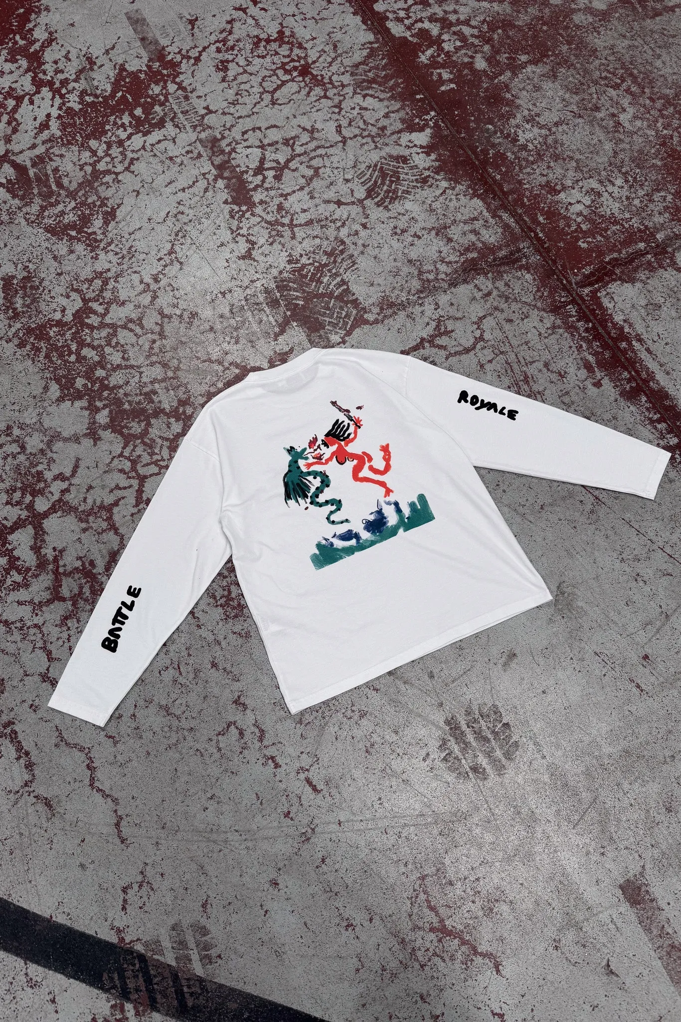 Battle Royale Long Sleeve T-Shirt White sold by Ivalo.com product image thumbnail 3