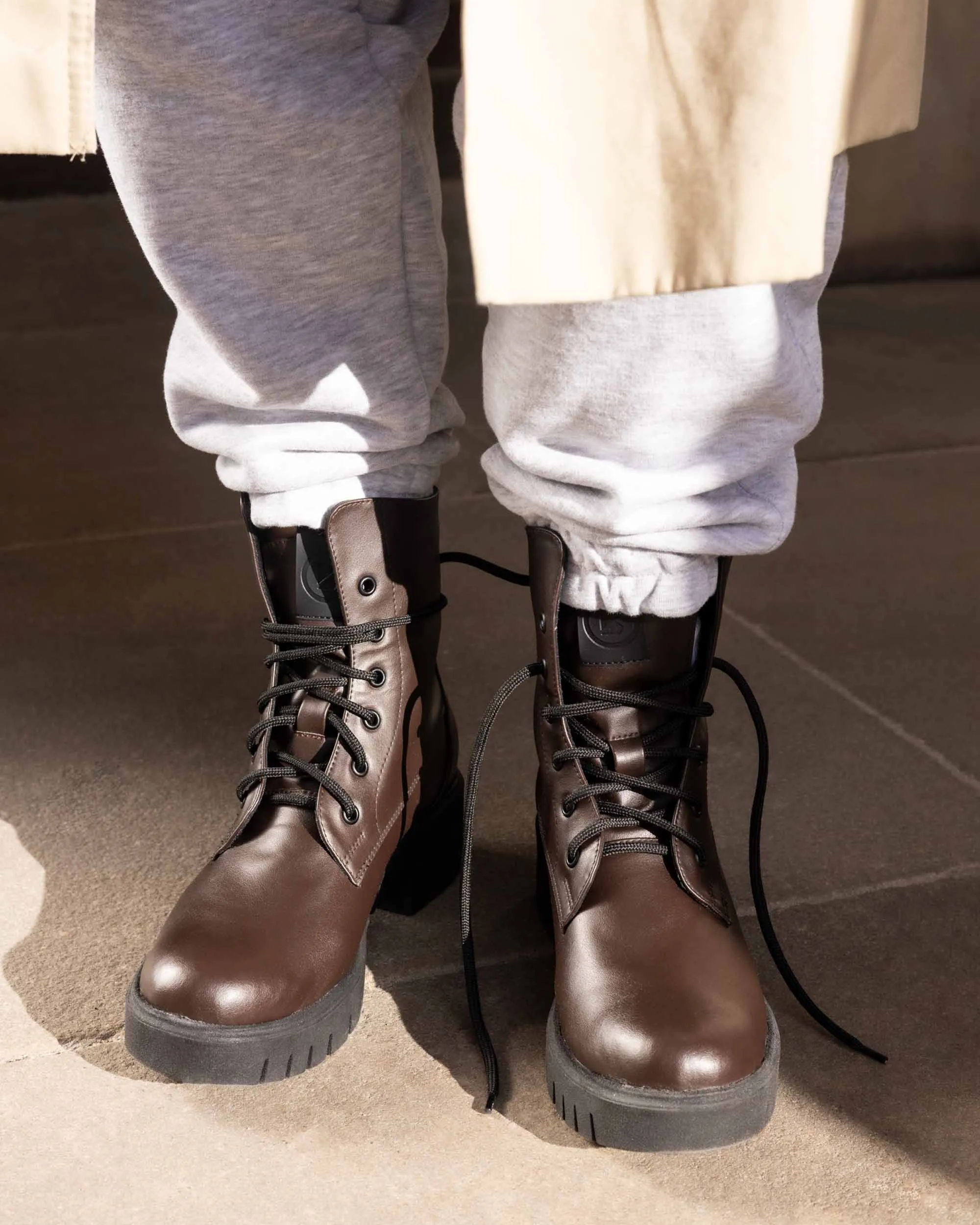 Women's Worker Boots No. 3 Chocolate Dark Brown sold by Ivalo.com product image thumbnail 2