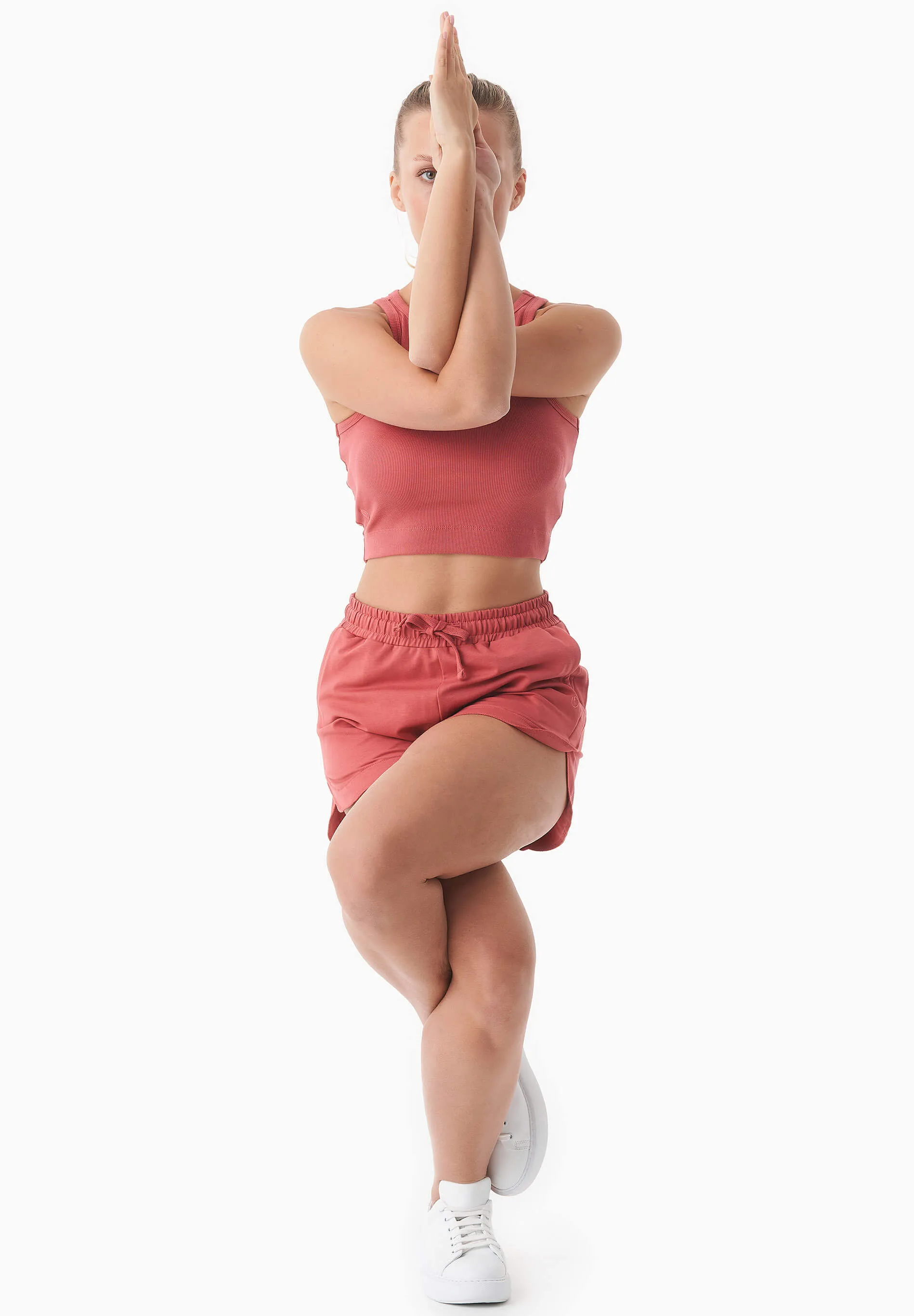 Sanndra Light Organic Cotton Sweatshorts Red Wood sold by Ivalo.com product image thumbnail 4