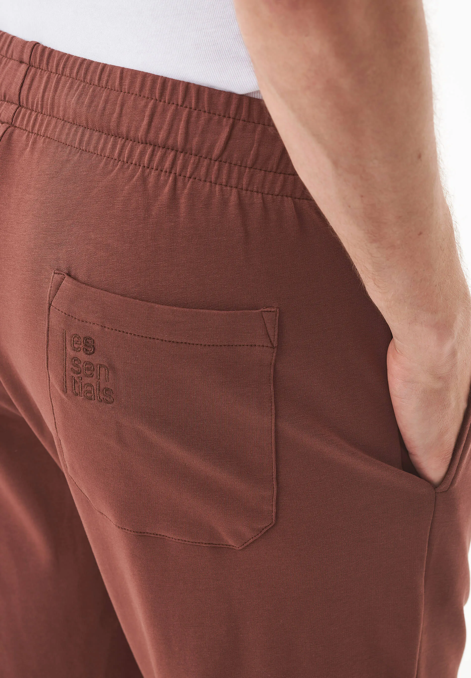 Poyraz Light Organic Cotton Sweatpants Coffee Brown sold by Ivalo.com product image thumbnail 5