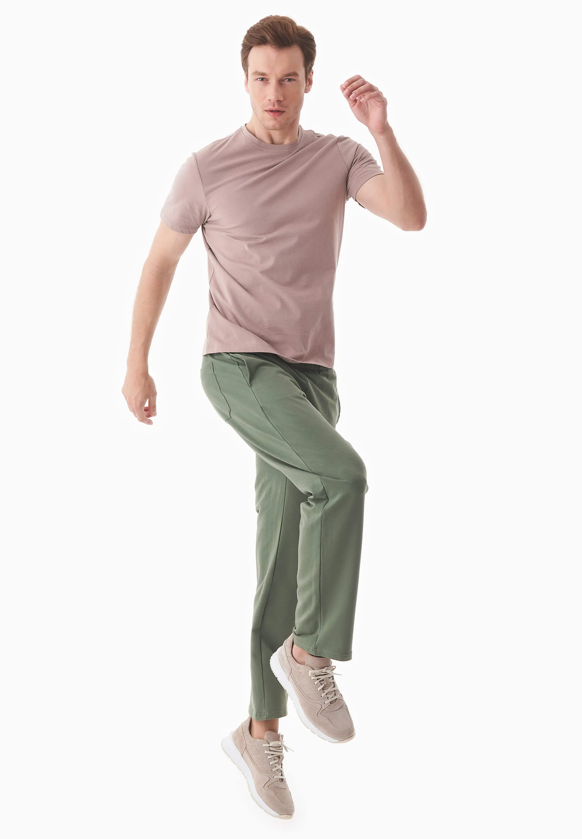 Poyraz Light Organic Cotton Sweatpants Olive sold by Ivalo.com product image thumbnail 3
