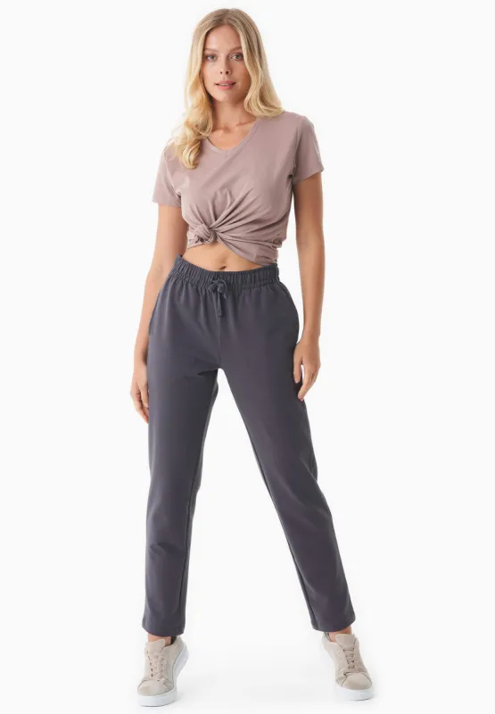 Parrla Light Organic Cotton Sweatpants Shadow sold by Ivalo.com