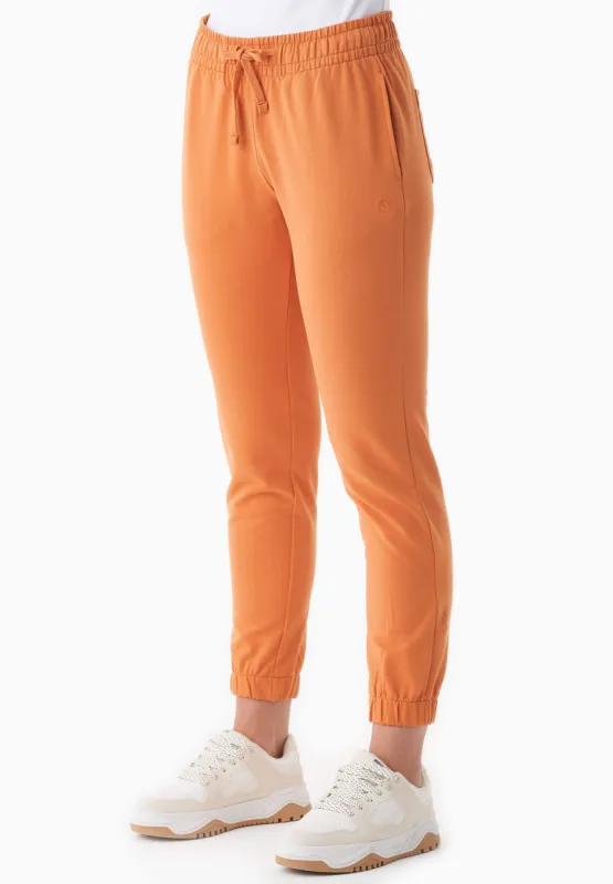 Peera Light Organic Cotton Sweatpants Apricot Tan sold by Ivalo.com