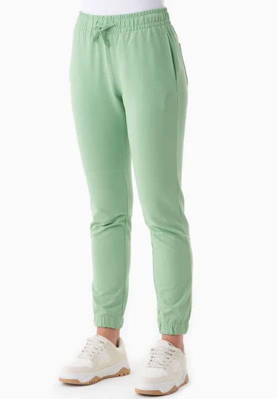 Peera Light Organic Cotton Sweatpants Mineral Green sold by Ivalo.com