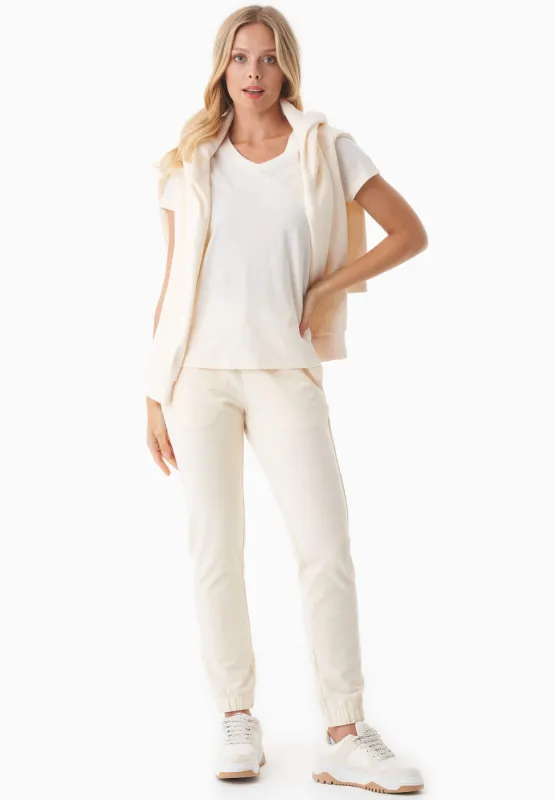 Peera Light Organic Cotton Sweatpants Off White sold by Ivalo.com