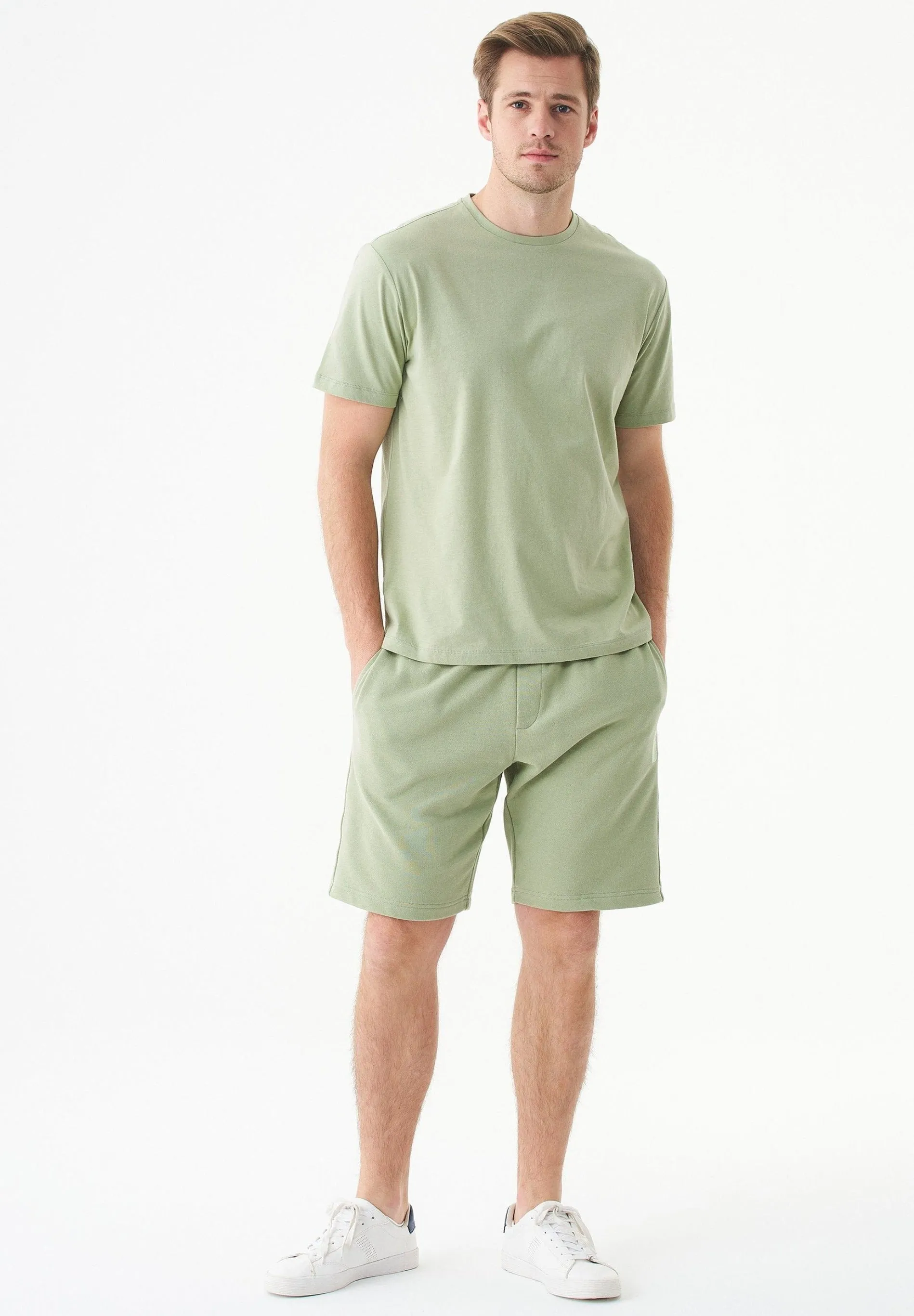 Shadi Soft Touch Organic Cotton Sweatshorts Sage Green sold by Ivalo.com product image thumbnail 4