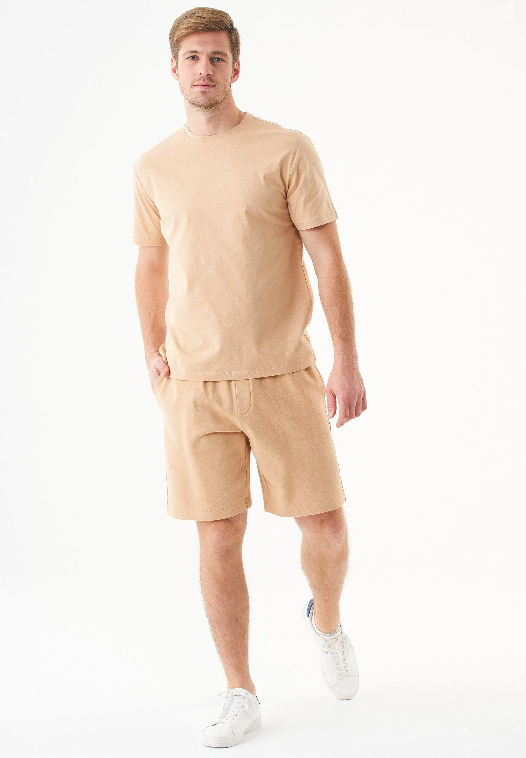 Shadi Soft Touch Organic Cotton Sweatshorts Beige sold by Ivalo.com product image thumbnail 4