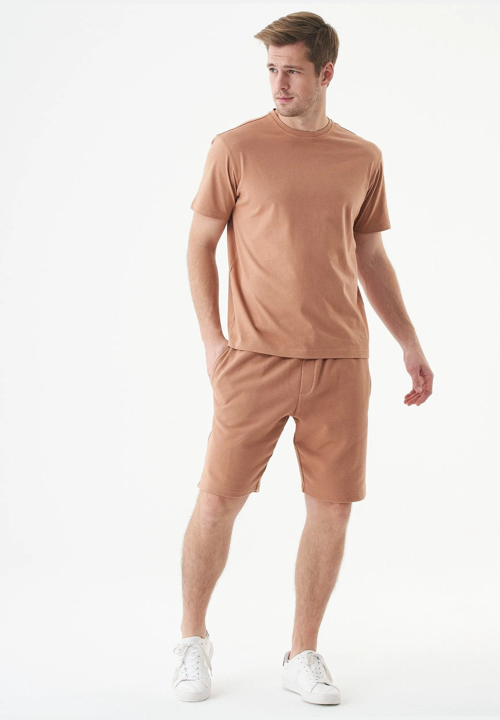 Shadi Soft Touch Organic Cotton Sweatshorts Light Brown sold by Ivalo.com product image thumbnail 4