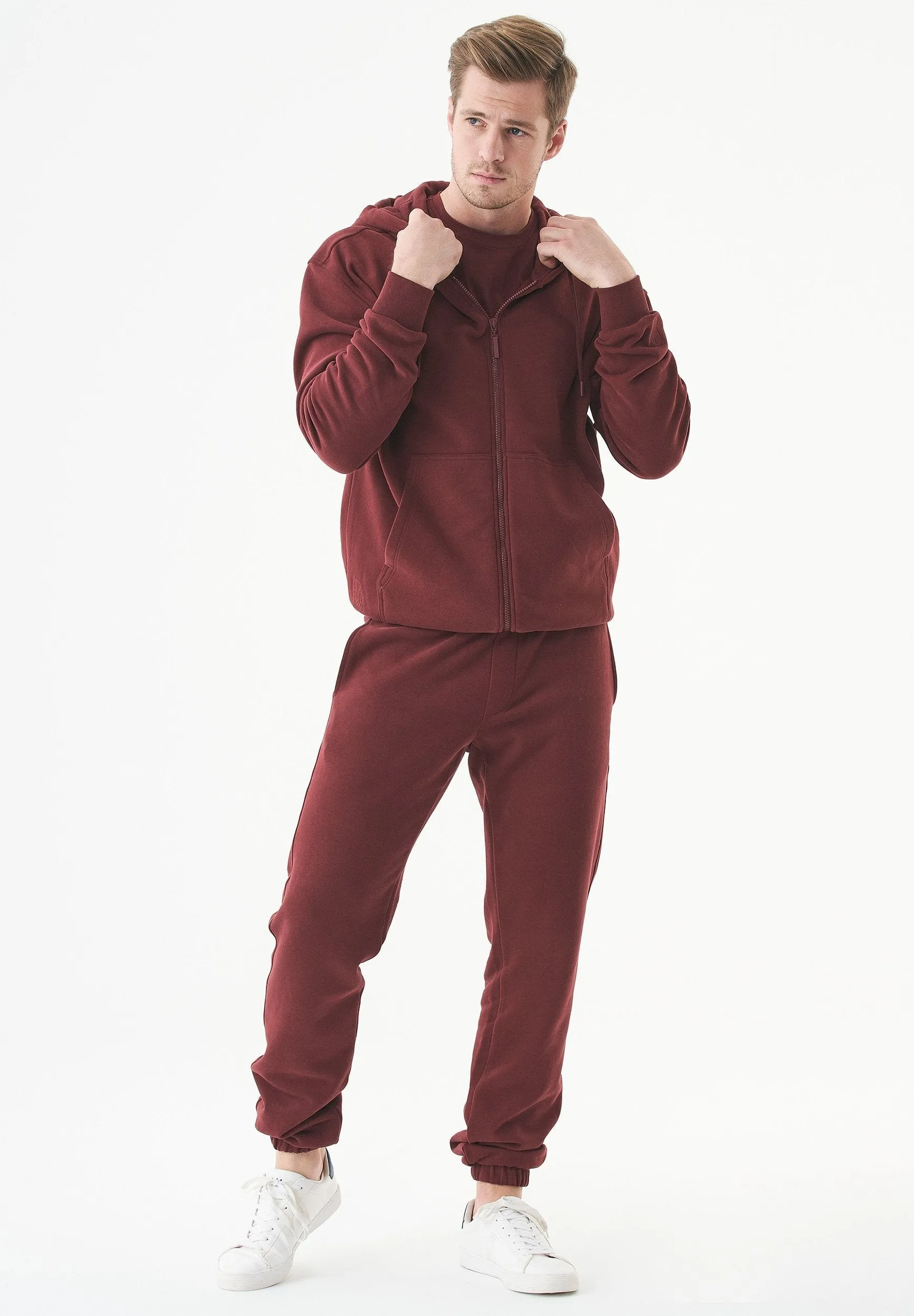 Pars Soft Touch Organic Cotton Sweatpants Bordeaux sold by Ivalo.com product image thumbnail 4