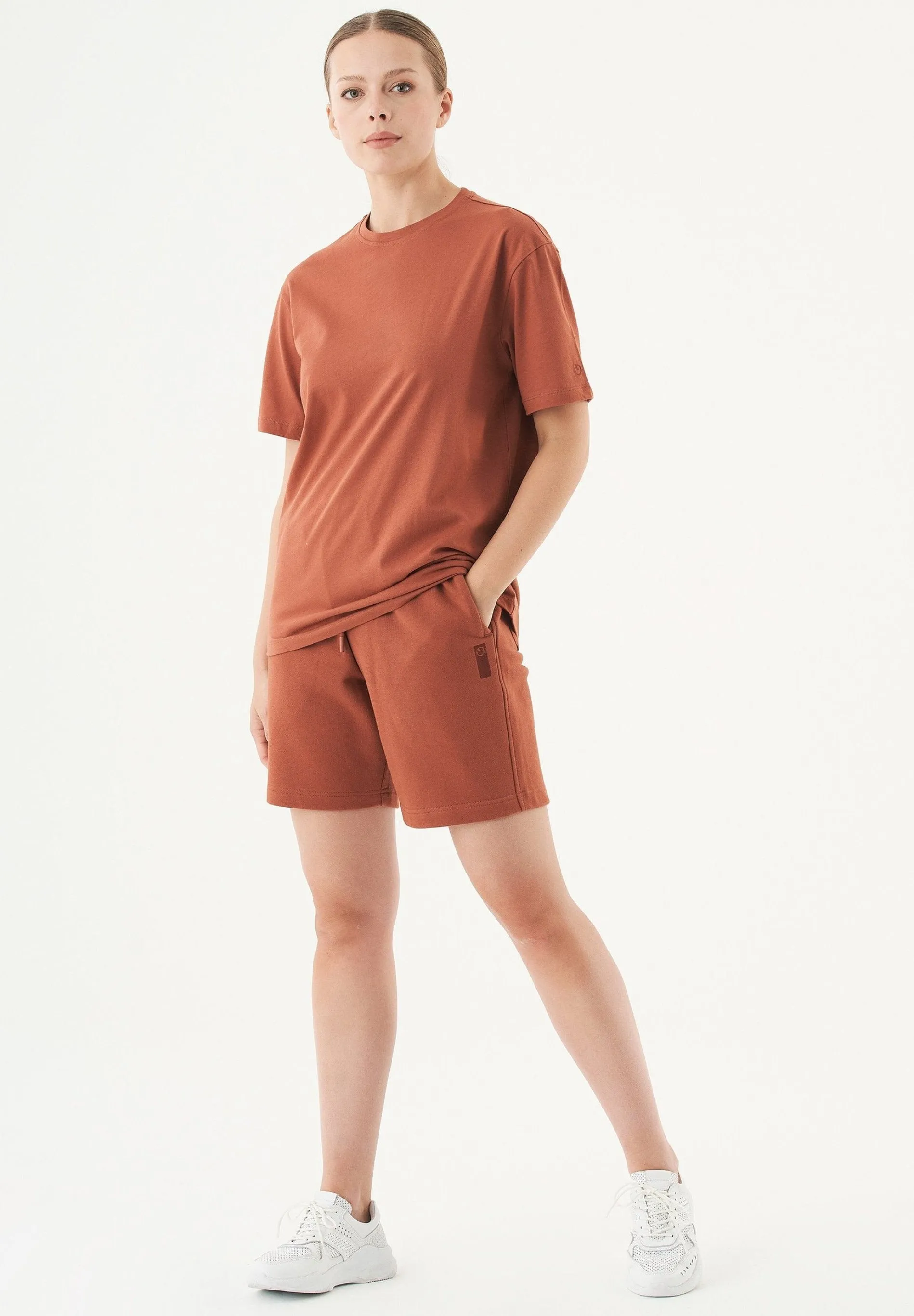 Sheyma Organic Cotton Sweatshorts Cinnamon sold by Ivalo.com product image thumbnail 5