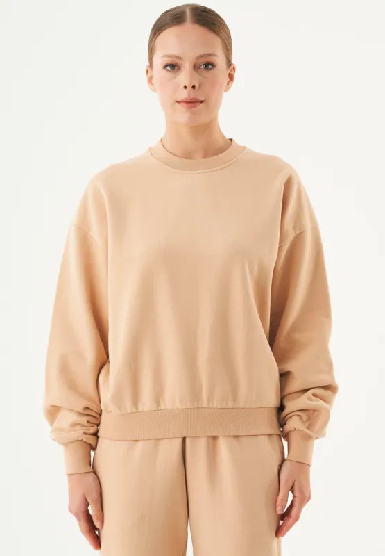 Buket Soft Touch Organic Cotton Sweatshirt Beige sold by Ivalo.com