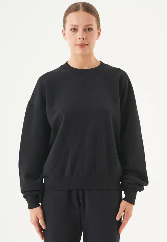 Buket Soft Touch Organic Cotton Sweatshirt Black sold by Ivalo.com