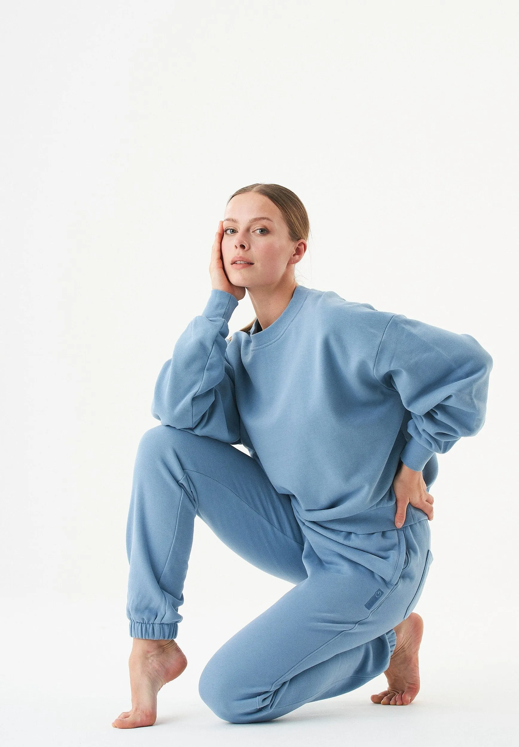 Buket Soft Touch Organic Cotton Sweatshirt Steel Blue sold by Ivalo.com product image thumbnail 5