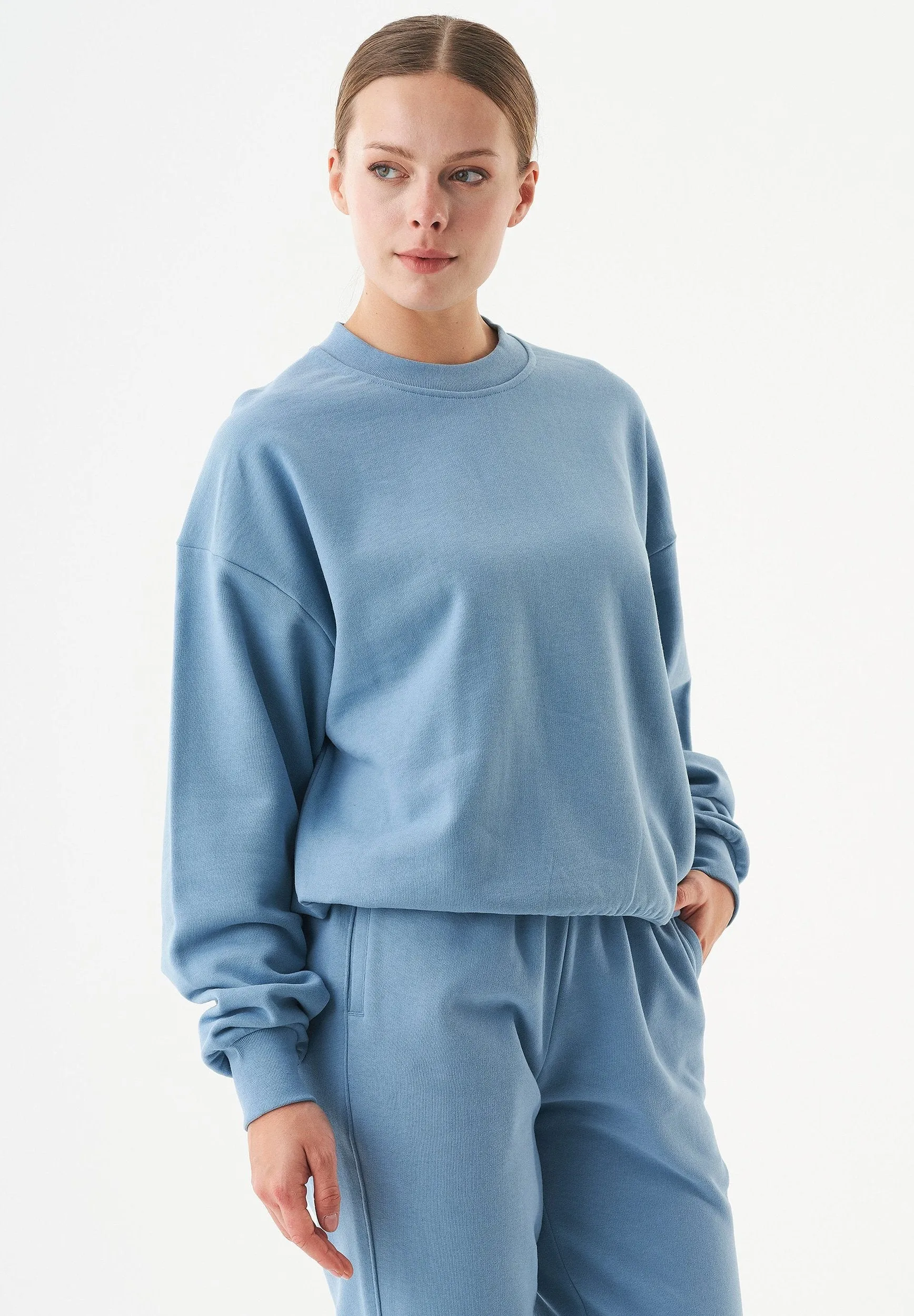 Buket Soft Touch Organic Cotton Sweatshirt Steel Blue sold by Ivalo.com product image thumbnail 4