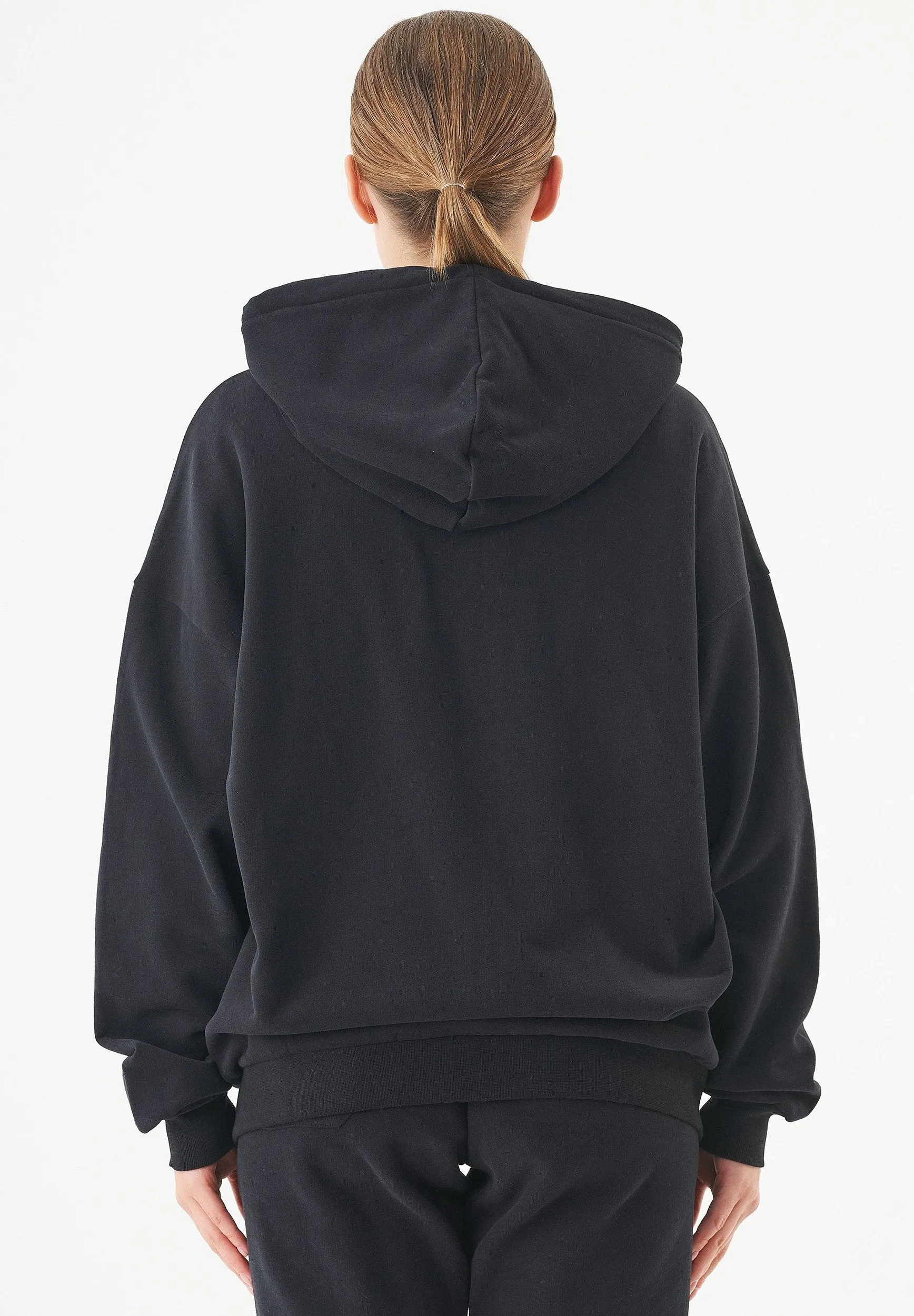 Jale Soft Touch Organic Cotton Sweat Jacket Black sold by Ivalo.com product image thumbnail 2