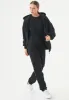 Jale Soft Touch Organic Cotton Sweat Jacket Black sold by Ivalo.com