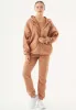 Jale Soft Touch Organic Cotton Sweat Jacket Light Brown sold by Ivalo.com