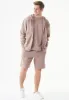 Junda Unisex Soft Touch Organic Cotton Sweat Jacket Mocha sold by Ivalo.com