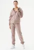 Junda Unisex Soft Touch Organic Cotton Sweat Jacket Mocha sold by Ivalo.com