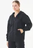 Junda Unisex Soft Touch Organic Cotton Sweat Jacket Black sold by Ivalo.com