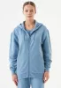 Junda Unisex Soft Touch Organic Cotton Sweat Jacket Steel Blue sold by Ivalo.com