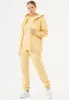 Junda Unisex Soft Touch Organic Cotton Sweat Jacket Soft Yellow sold by Ivalo.com