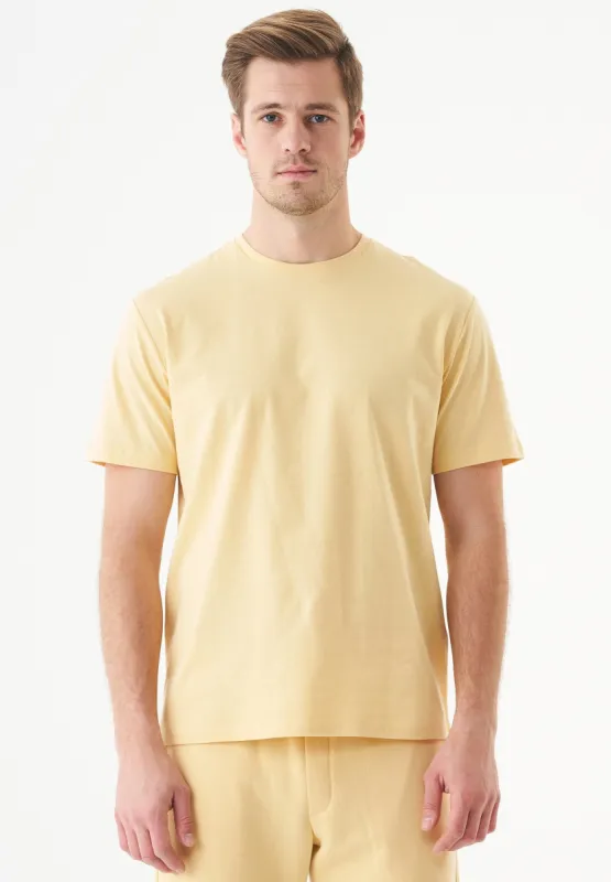 Tillo Unisex Basic Organic Cotton T-Shirt Soft Yellow sold by Ivalo.com