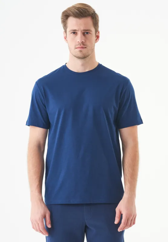 Tillo Unisex Basic Organic Cotton T-Shirt Navy sold by Ivalo.com