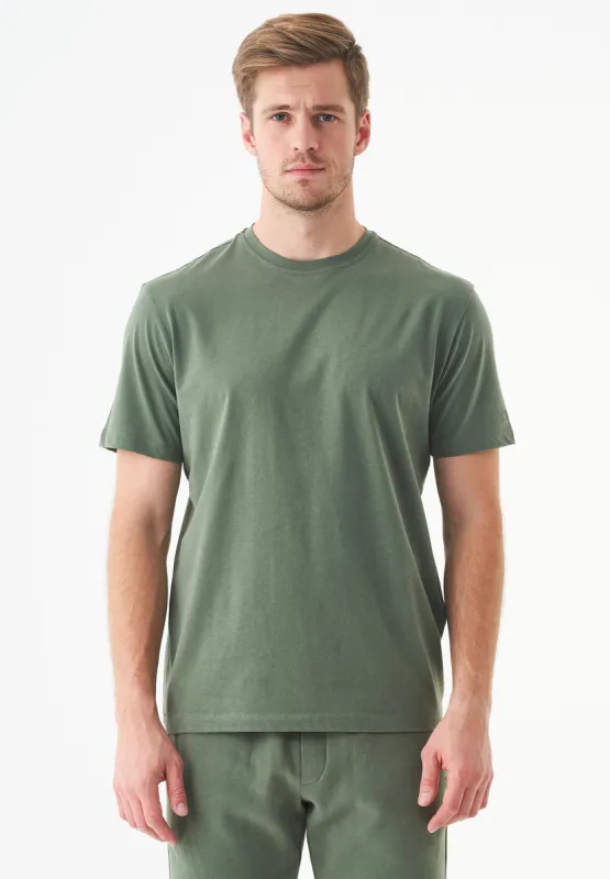 Tillo Unisex Basic Organic Cotton T-Shirt Olive sold by Ivalo.com