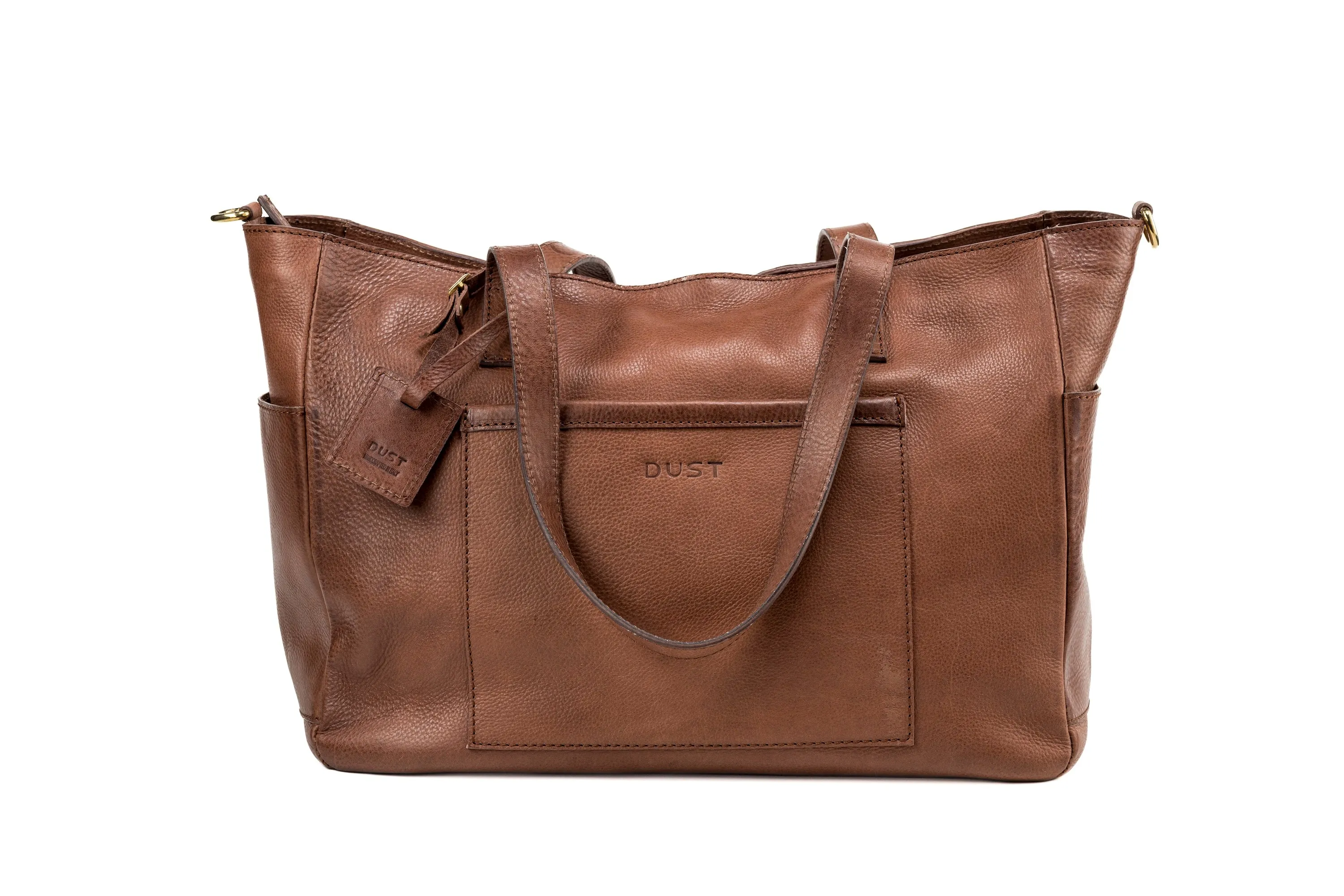 Leather Tote Fifth Avenue Collection Tobacco Brown sold by Ivalo.com