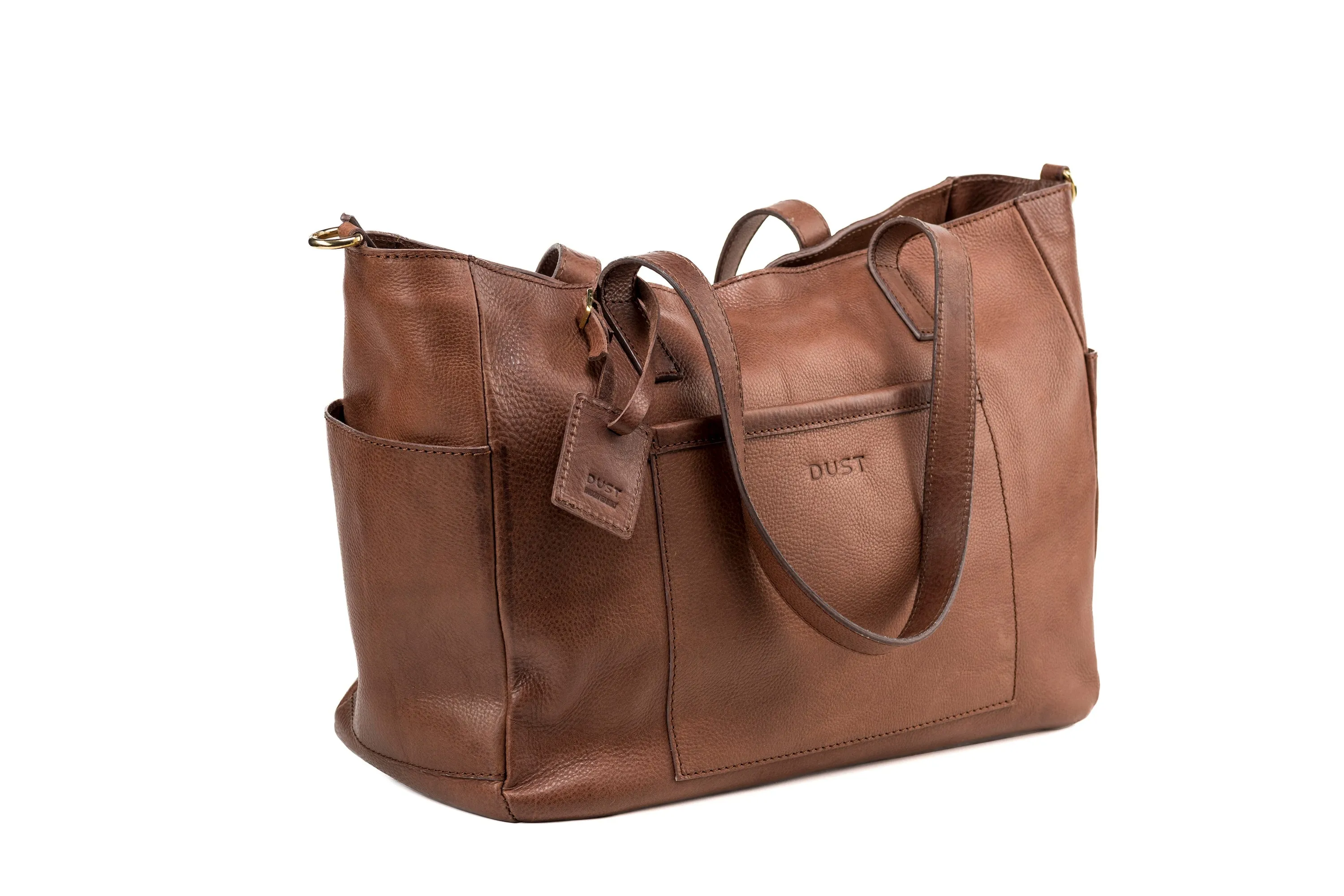 Leather Tote Fifth Avenue Collection Tobacco Brown sold by Ivalo.com product image thumbnail 3