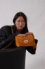 The Small Box Leather Bag Yellow sold by Ivalo.com