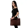 Leather Tote Mod 113 Dark Brown sold by Ivalo.com