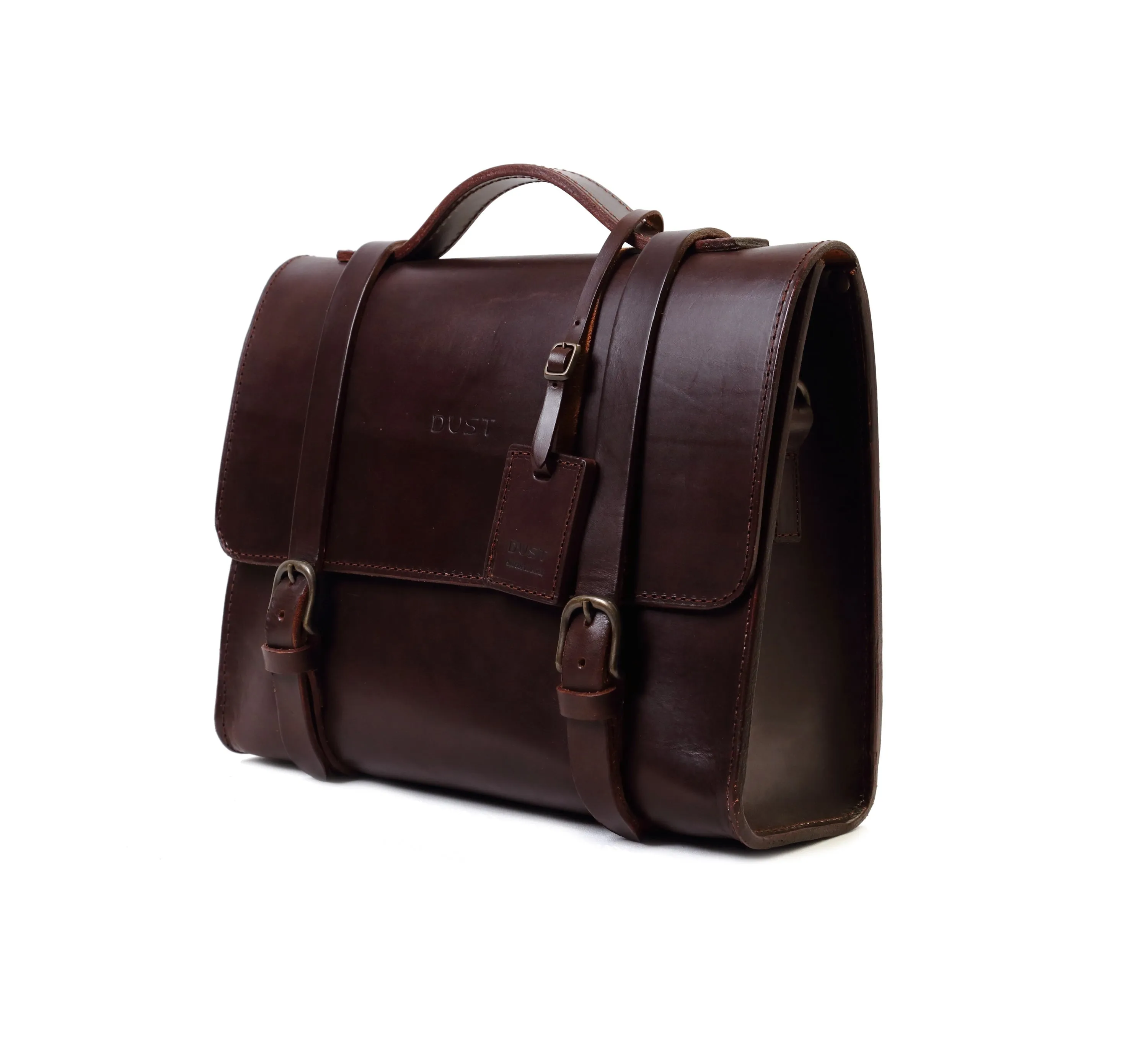Leather Briefcase Mod 125 Cuoio Dark Brown sold by Ivalo.com product image thumbnail 2