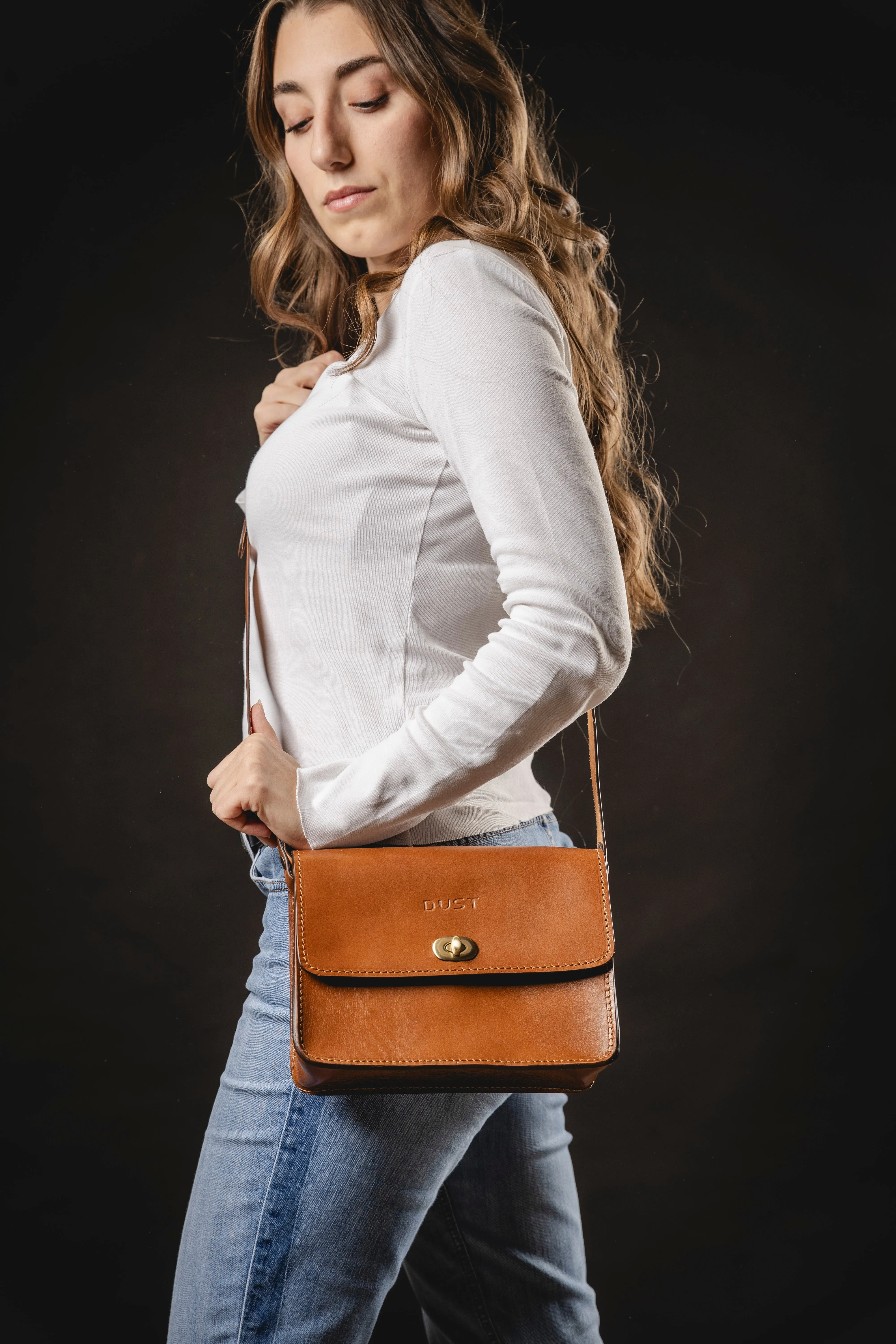 Leather Crossbody Santa Fe Collection Brown sold by Ivalo.com product image thumbnail 4