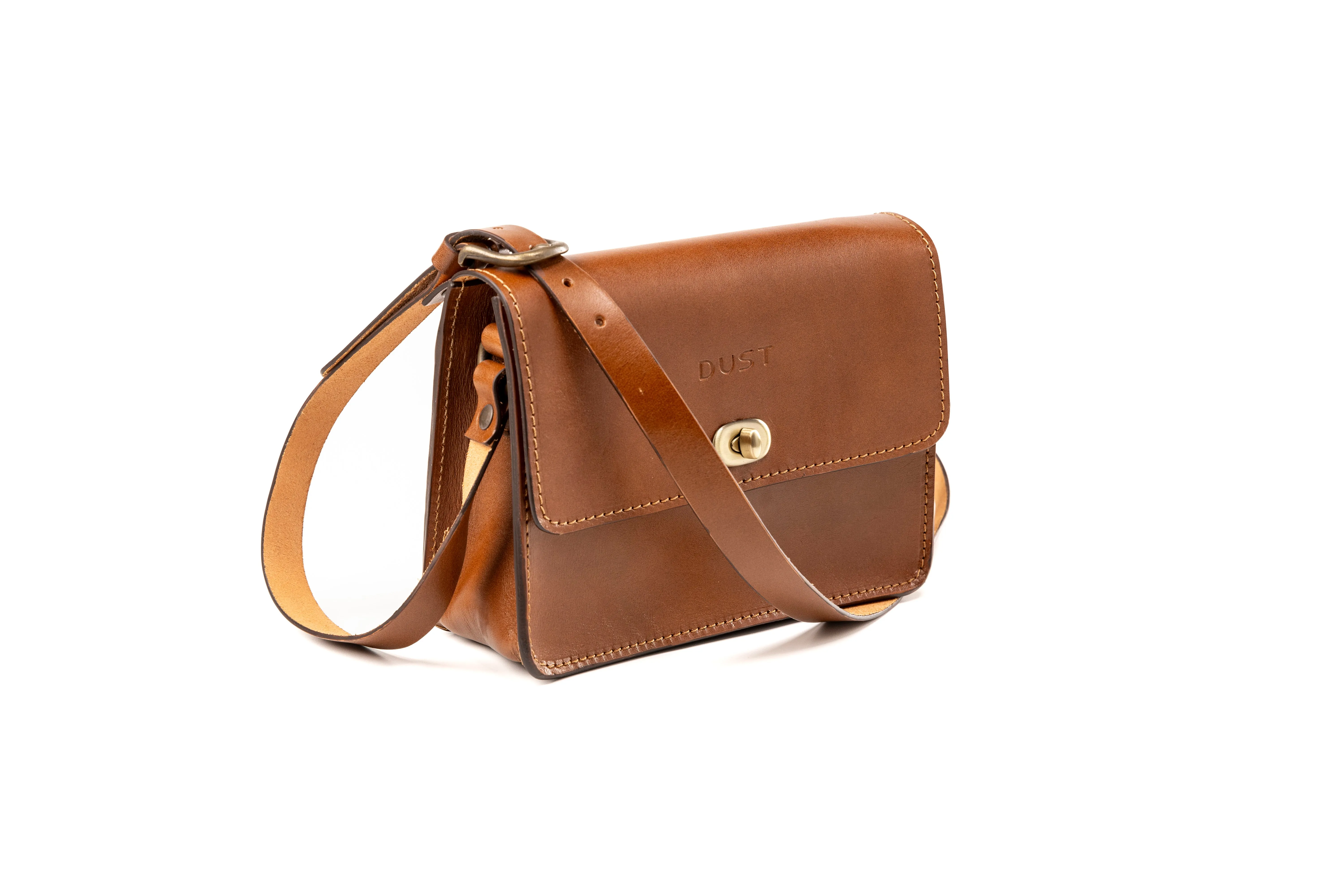Leather Crossbody Santa Fe Collection Brown sold by Ivalo.com