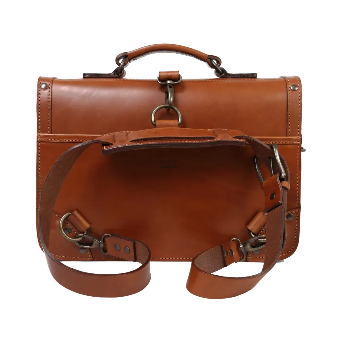 Leather Briefcase Cuoio Brown sold by Ivalo.com product image thumbnail 4