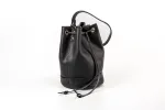 Leather Bucket Bag Chelsea Collection Black sold by Ivalo.com