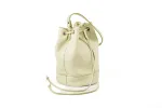 Leather Bucket Bag Chelsea Collection Pistachio sold by Ivalo.com