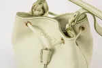 Leather Bucket Bag Chelsea Collection Pistachio sold by Ivalo.com