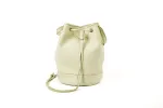 Leather Bucket Bag Chelsea Collection Pistachio sold by Ivalo.com